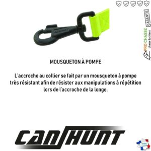 Longe Plate Antidérapante pour chien Canihunt 5