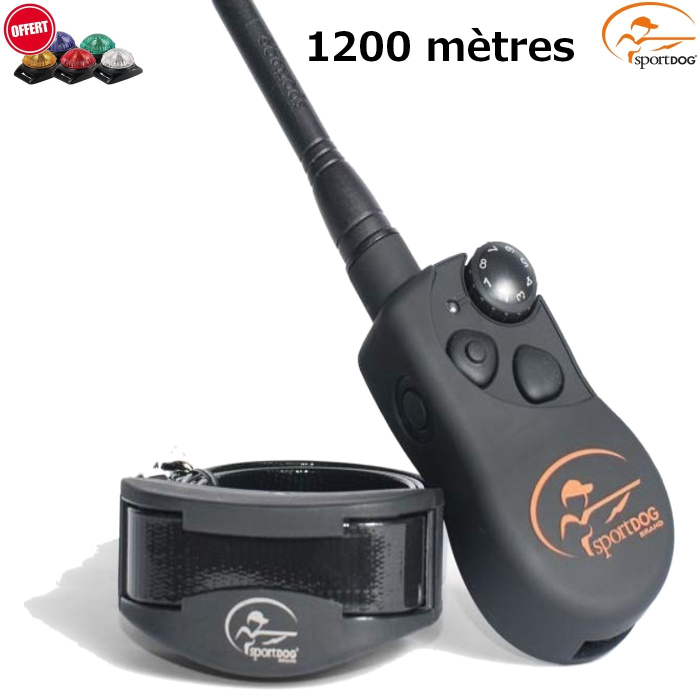 Collier de dressage 1200 mètres SD1225E SportDog Chien de Chasse