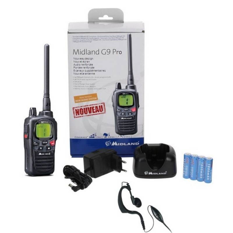 Talkie-walkie G9 PRO MIDLAND pour la chasse