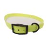 Collier Sangle Polyuréthane Pour Chien Jaune M 1.90cm-72com