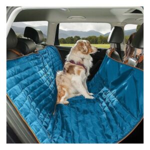 Siège de voiture pour chien avec coussin épais, lit de transport