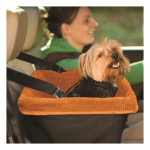 Housse de coussin de siège de voiture pour animaux de compagnie,en  tissu,imperméable,pour chiens,tapis de chargement,pour siège arrière de  voiture,panier de transport - Type Orange