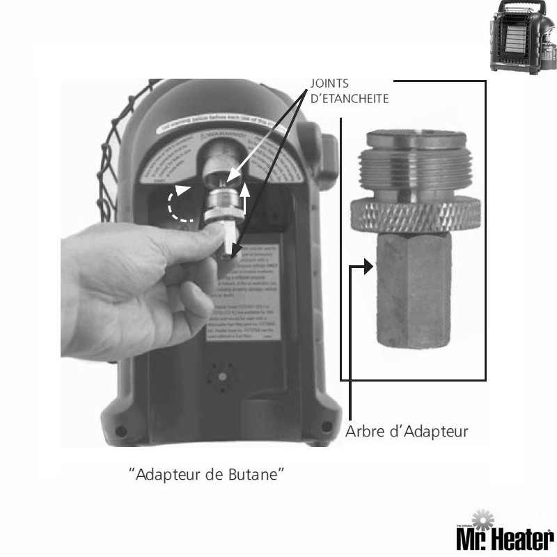 Utilisation Chauffage Appoint Portatif Mr Heater figure 4