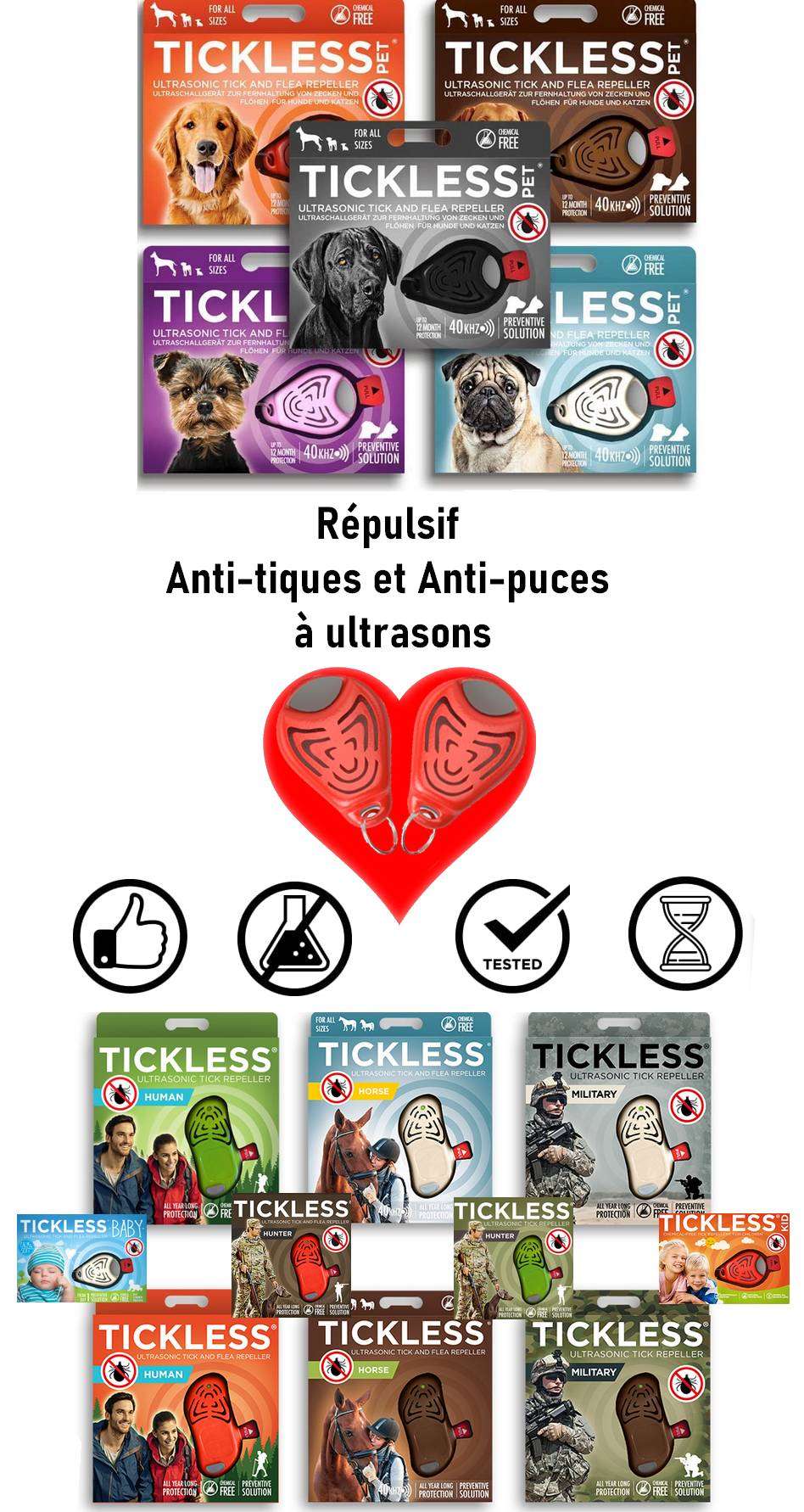 Anti-puces & Tiques pour la chasse et les sorties en forêt Hunter Protection