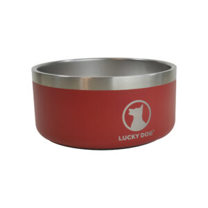 Gamelle pour chien design luxe thermos Rouge - 1.25 L