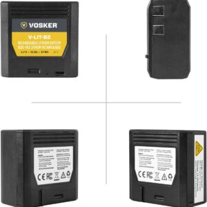 Batterie lithium rechargeable VOSKER avec câble de charge USB compatible avec la caméra de surveillance V150 5