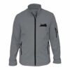 AtooDog Veste de Chasse en Softshell, Sanglier Qui Court (SUVEMG305, XL)