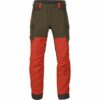 Härkila | Pantalon Wildboar Pro | Vêtements & Équipement de Chasse pour Professionnels | Design Scandinave Haut de Gamme Durable | Wildboar Orange/Willow Green, 50