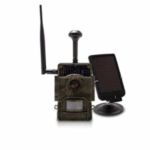 Caméra Solaire de Chasse HD 1080P IR Invisible GPS GSM 4G Envoi Photo et vidéo sur Application iOS et Android Serveur Cloud e-Mail et FTP
