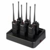 Retevis RT29 Talkie Walkie, Talkie Walkie Professionnels avec Chargeur à Six Voies, 3200mAh Grande Batterie, 16 Canal, VOX Scan Monitor TOT, Talkie Walkie Longue Distance (6Pcs, Noir)