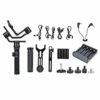 Stabilisateur 3 axes Zoom de mise au point Stabilisateur portable AK4500 Alliage Zoom 3 axes Zoom stabilisateur de cardan portable pour appareils photo reflex numériques(De base)