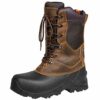 Seeland Bottes de chasse pour homme en cuir North Pac – Bottes d’hiver chaudes avec doublure Thinsulate™ Ultra. – Marron – marron foncé, 44 EU