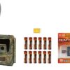Pack Tout Inclus : PIÈGE Photographique NUM’AXES PIE1052 + Piles + Carte MÉMOIRE + Carte SIM