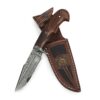 Couteau de Chasse en Acier de Damas Fait Main BIGCAT ROAR : L’Outil Indispensable pour l’Aventurier