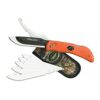 OUTDOOR EDGE – RO-20FC – Couteau de Chasse Pliant à Double Lames – Razor Pro – Orange