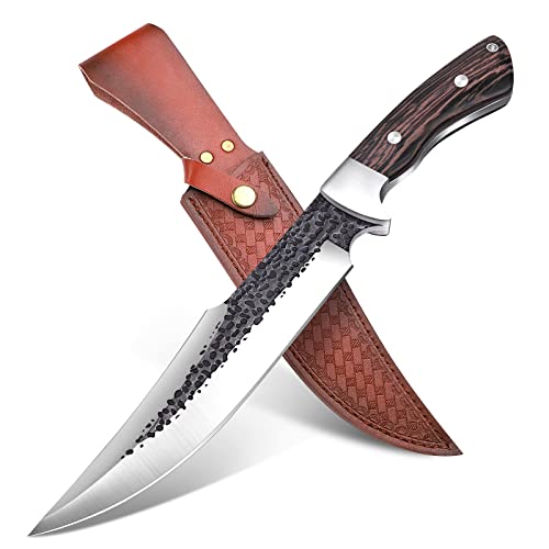 naifu® Couteau de Survie & Bushcraft à Lame Fixe 9,5CM Full Tang (3CR13)–  Allume-Feu Intégré dans le Manche – Couteau Militaire –EDC – Étui Rigide et  Aiguiseur Diamanté : : Sports et