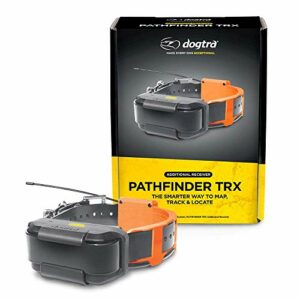 Dogtra Pathfinder TRX Collier de suivi additionnel de 20 km pour smartphone étanche et extensible avec taux de mise à jour de 2 secondes, sans frais d'abonnement, carte satellite gratuite