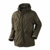 Härkila Veste de chasse doublée pour homme – Veste d’hiver imperméable et coupe-vent – Marron – 54
