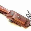 CELTIBERO – Couteau de Camping Randonnée Chasse Outdoor Survie Bushcraft Multifonctionnel, Manche en bois de Cocobolo / Olive / Micarta, Lame inox MOVA-58 , Étui de transport position multiple