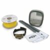 PetSafe – Clôture Anti-Fugue Deluxe avec Collier spécial Chat (sangle avec section élastique) – Étanche – Facile à Installer et à utiliser – 4 niveaux de Stimulation – Collier Anti-étranglement