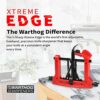 Warthog Aiguiseur de Couteaux V-Sharp Extrême Edge pour Lames Lisses, aiguiseur à Main 24,7 x 6,8 x 18,9 cm, Mixte, 580032, Rouge, Xtreme Edge