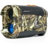 AOFAR HX-1200T Télémètre de Chasse 1200 mètres, Camo Imperméable à l’eau, 6X 25mm, modèle de Gamme et d’arc, Emballage de Cadeau,Batterie Libre