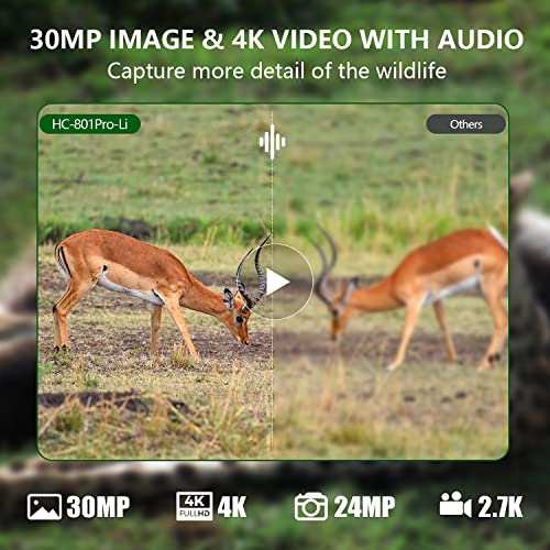 Folgtek 4G Cellular Caméra de Chasse 32MP 1296P avec Carte SIM et Carte SD  de 32Go Vision Nocturne 0,1s Temps de Déclenchement pour Observation de la  Faune : : High-Tech