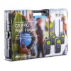 Midland G9 Pro Lot de 4 valises pour appareils sans Fil C1385.05, 4 x talkies walkie étanches et avec Bouton d’urgence, qualité supérieure avec très Haute Puissance d’émission, Noir, G9 Pro