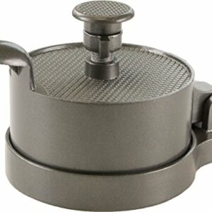 EUROHUNT Burger Presse Papier, 1000 Entre Couches BBQ Grill Accessoire, Aluminium, diamètre 11, 5 cm