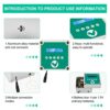 Hlieeosfcn Ouvre-Porte Automatique pour Poulailler Télécommande Capteur de Lumière Minuterie, Ouvre-Porte Électrique