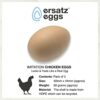 Ensemble de 3 œufs de poule factices pour inciter les poules à pondre, à couver ou les empêcher de picorer leurs œufs.