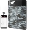 RUN-CHICKEN Porte de poulailler Automatique avec batterie, Détection de la lumière, Minuterie du soir et du matin, Aluminium porte automatique poulailler, trappe poulailler, Modèle T50 Camouflage Gris