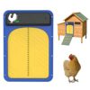 Cricia Porte de poulailler Automatique Multi-Modes contrôle de minuterie de Porte entièrement en métal détection de lumière poulailler Porte de contrôle de minuterie Porte de poulailler