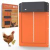 Porte de poulet automatique automatique de poulailler porte de poulailler automatique porte entièrement métallique capteur de lumière poulailler porte minuterie contrôle écurie porte poulet coop porte