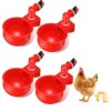 4 pcs,Abreuvoir Poules，Volaille Automatique Abreuvoir ，Abreuvoirs Automatiques De Poulet ,Outil D’Abreuvement pour Volaille,Convient Aux Oiseaux, Volailles, Pigeons, Poulets, Canards