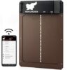 RUN-CHICKEN Porte de poulailler Automatique avec Batterie, Détection de la lumière, Minuterie du Soir et du Matin, Aluminium Porte Automatique poulailler, Trappe poulailler, Modèle T50, Brun