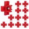 JTWEB 12pcs Abreuvoir Poulet, Eau tétine Poule Alimentateur Fournitures de Volaille Automatique, Distributeur d’eau Canard à Montage latéral Horizontal pour Abreuvoir d’eau Propre