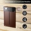 Yoarmyt Nouveau Porte Automatique Poulailler, Automatique Etanche avec Capteur de Lumière Porte De Poulailler Automatique à Induction à Pile