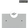 KESSER® Coffre-fort à intégrer avec serrure à double panneton | Coffre-fort à poser | Coffre-fort mural 50 x 35 x 31 cm 2 clés et vis de fixation incluses, Argent