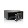 hjh OFFICE Coffre-Fort avec Serrure à Combinaison 25,5 l 830038 - en Acier Noir - 20 x 42 x 37 cm