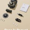 Caméra de Chasse Double Objectif 4K WiFi Bluetooth, iZEEKER 48MP Piege Photographique avec Vision Nocturne Starlight, Vidéos H.264 Ultra HD Temps de Déclenchement 0,1s avec Carte SD 32Go et 4 Piles AA