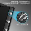 TOPQSC Safe Security Box Documents Coffre-Fort, Coffre-Fort, Mot de Passe Electronique Ignifuge et Etanche, Coffre-Fort pour Bureau ¨¤ Domicile Mural en Acier, Coffre-Fort pour Bijoux en Argent