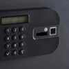 Yale YSFM/250/EG1 Coffre-Fort Biométrique de Haute Sécurité (Certifié SKG), Combinaison et Empreinte Digitale, A Poser et Sceller | Format 25 x 35 x 30 cm (18,6L), Anthracite