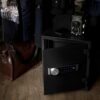 Yale YFM/520/FG2 - Coffre-Fort Ignifuge à Serrure Electronique Tactile 1 Milliard Combinaisons (Certifié Anti Feu NT FIRE 017), A Poser | Format XL 51 x 40 x 44 cm (36,9L), Anthracite