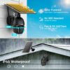 ENSTER 3G/4G LTE Caméra Extérieure, Solaire Caméra de Surveillance sans Fil, Camera Carte SIM, 2K Vision Nocturne 1080p, Audio Bidirectionnel, Capteur De Mouvement Pir, Carte SD, Cloud Crypté, IP66