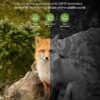 CEYOMUR Caméra de Chasse, WiFi Bluetooth 1296P 30MP Camera de Chasse avec Vitesse de Déclenchement 0.2s Angle de Détection 120 ° Vision Nocturne Infrarouge IP66 Étanche pour Surveillance de la Faune