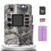 (BolyGuard Caméra Chasse Piege Photographique 18MP 720P Camera Vision Nocturne Apareille Photo LCD 1,4" étanche IP66 pour l'extérieur et la Sécurité De La MaisonSD Incluse 32 Go + Batterie)