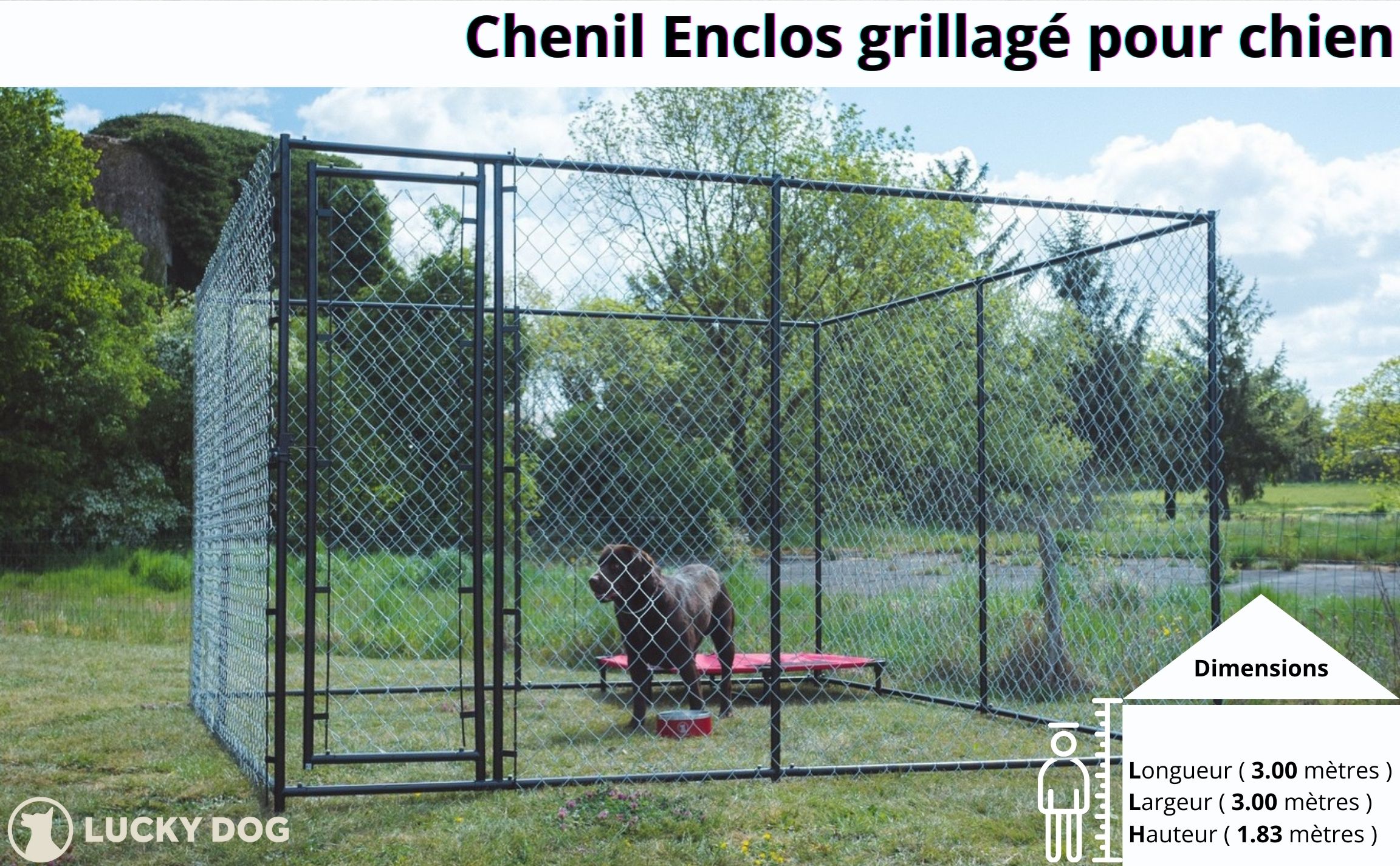 Enclos pour Chien & Parcs pour Chiots - ProChasse