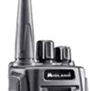 Midland Appareil Radio G13 PMR446 avec boîtier en Aluminium C1462, étanche à la poussière et à l’eau IPX4, 16 canaux, écran Lumineux, Haut-Parleur Puissant, Noir