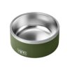 YETI Boomer Gamelle antidérapante en acier inoxydable pour chien Vert olive 8